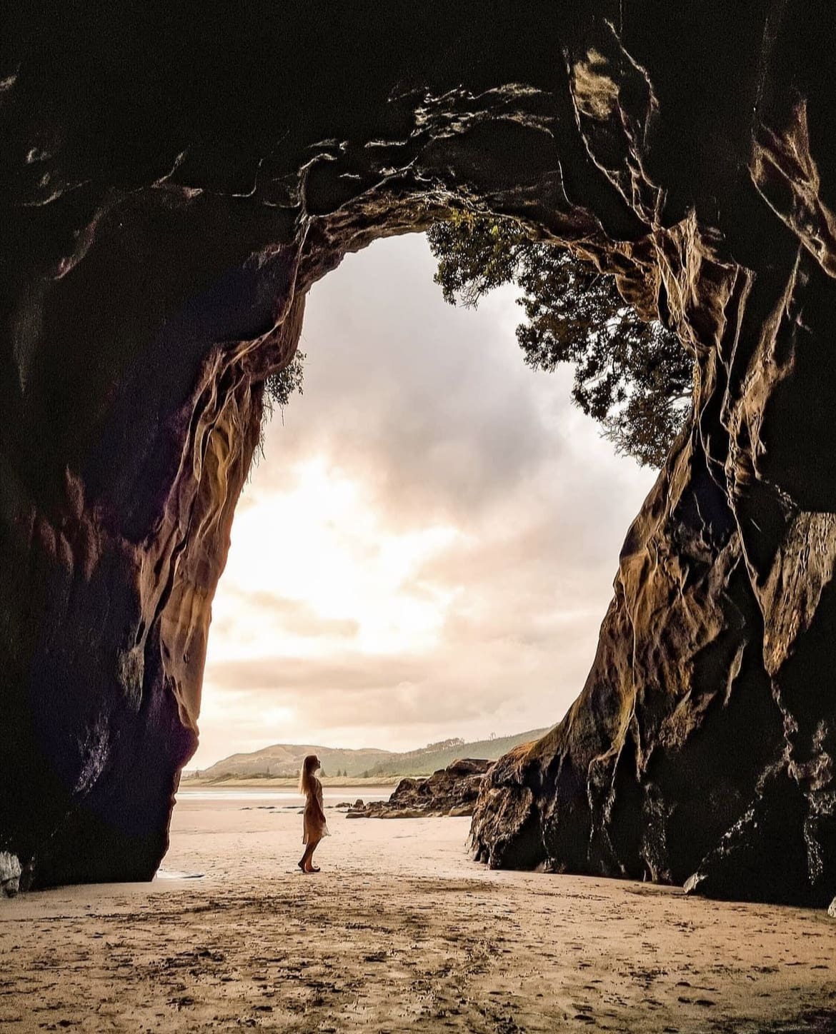 Exploring caves on the West Coast of Auckland